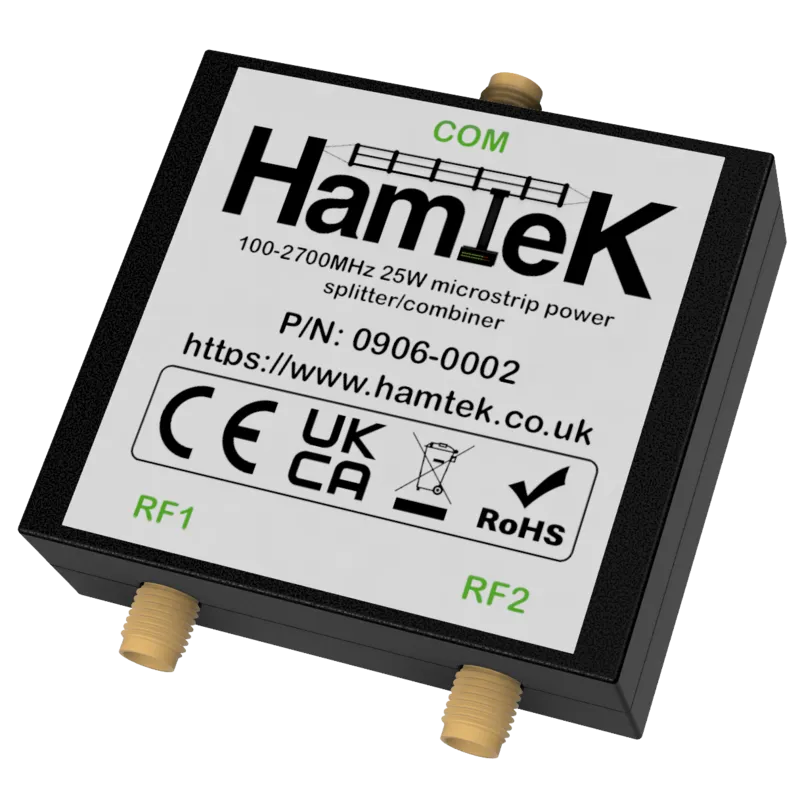 [0906-0002] 100-2700MHz power divider/combiner 25W SMA