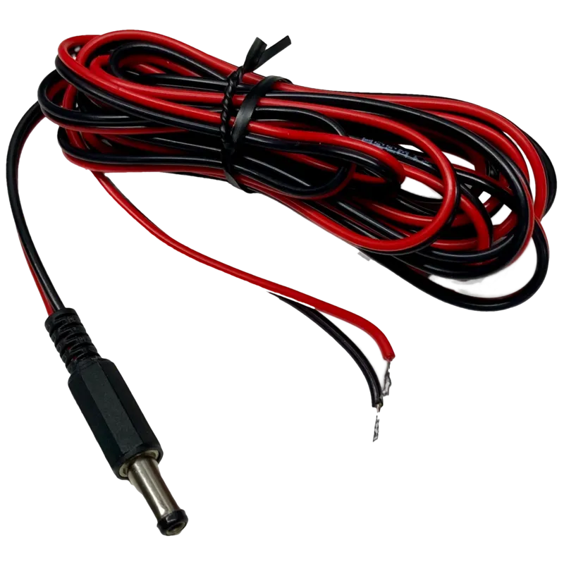 3m Power Cable with 2.5x5.5x14mm DC Jack
