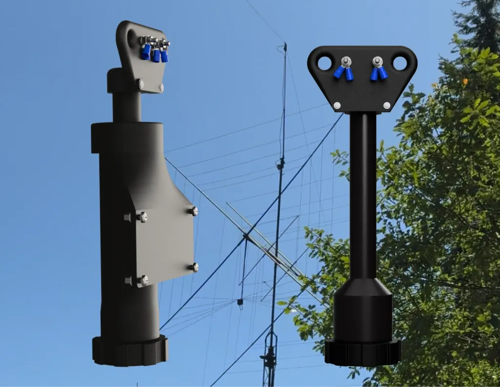 [0904-0003] AirGap Dipole Vane (1.5" Pole Clamp, No Balun Mount)